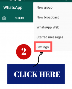 WhatsApp group setting