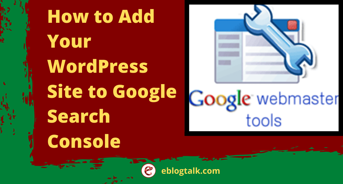 How to add wordpress website to search console