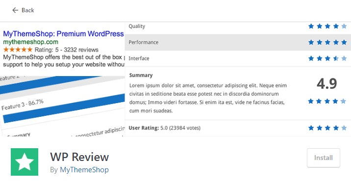 wp-review-Schema Plugins for WordPress