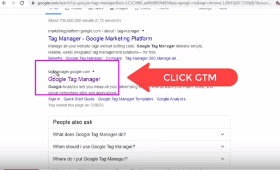 google tag manager