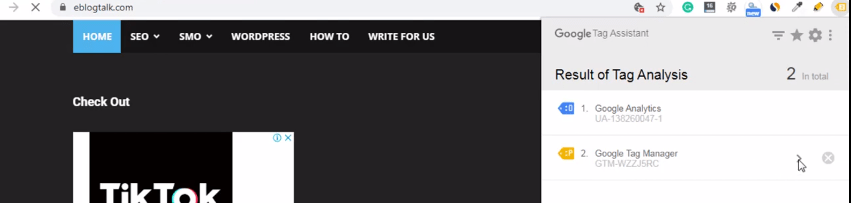 google tag manager extension