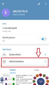 telegram administrator