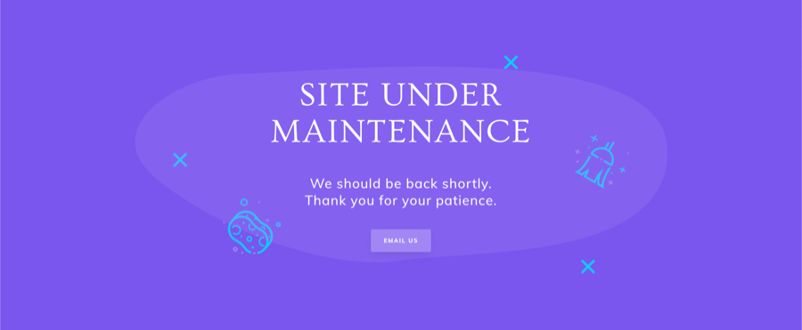 divi site maintenance mode & coming soon page