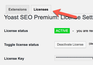 Yoast SEO premium License key