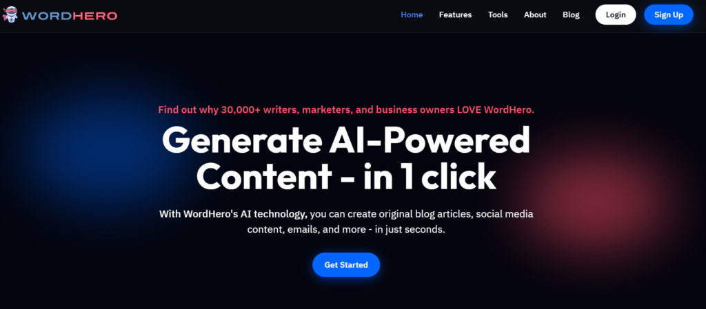 wordhero content tool