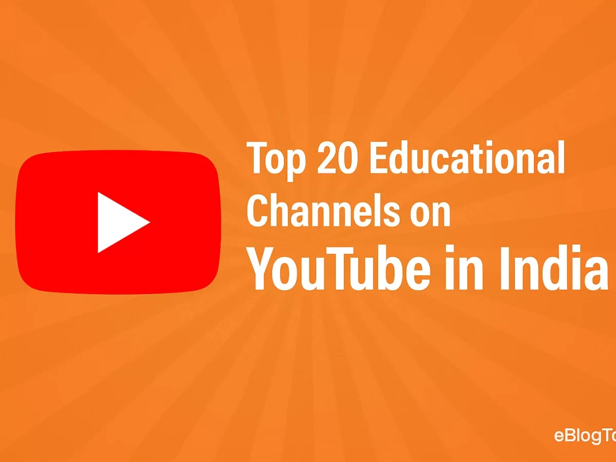 Top 20 Educational Channels on YouTube in India 2025