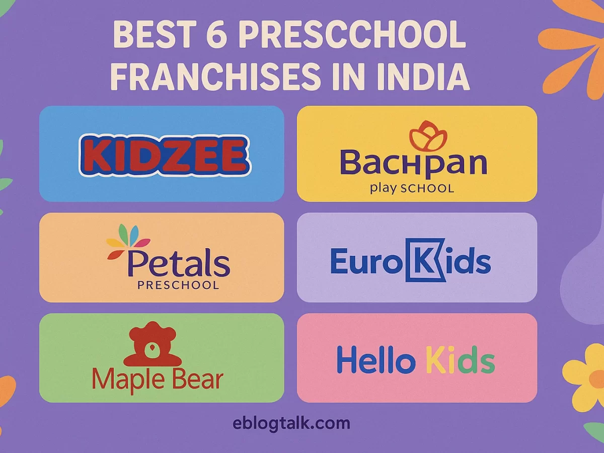 Best 6 Preschool Franchises in India 2025