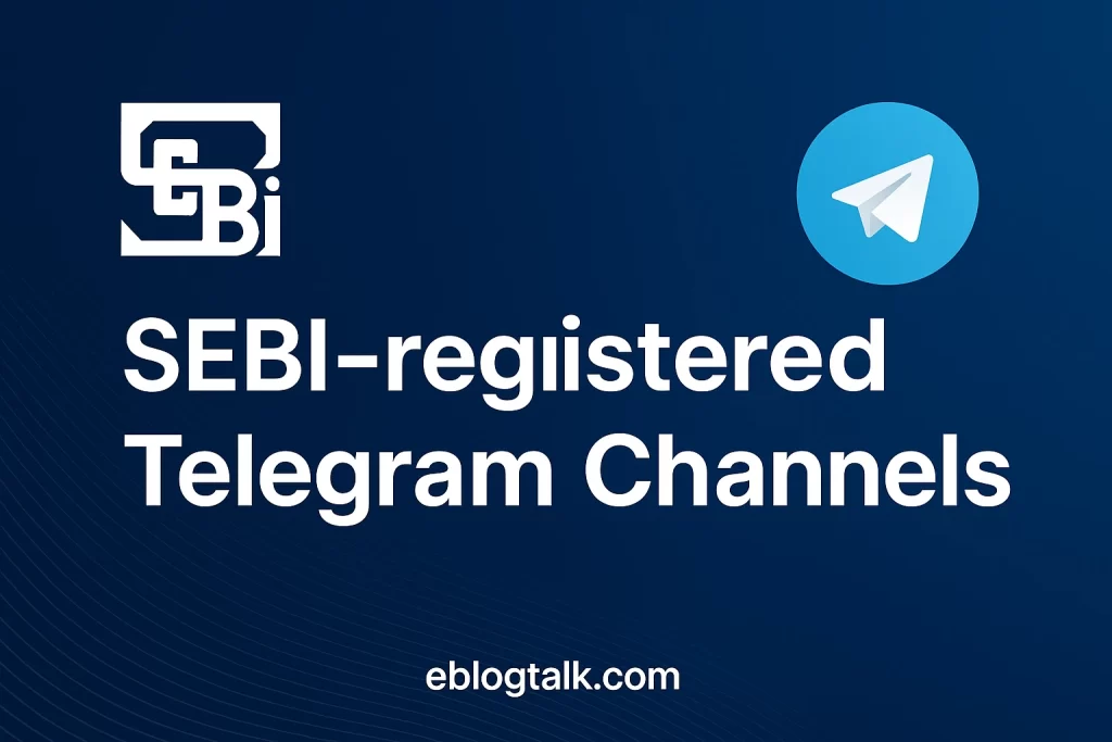 SEBI-registered Telegram Channels