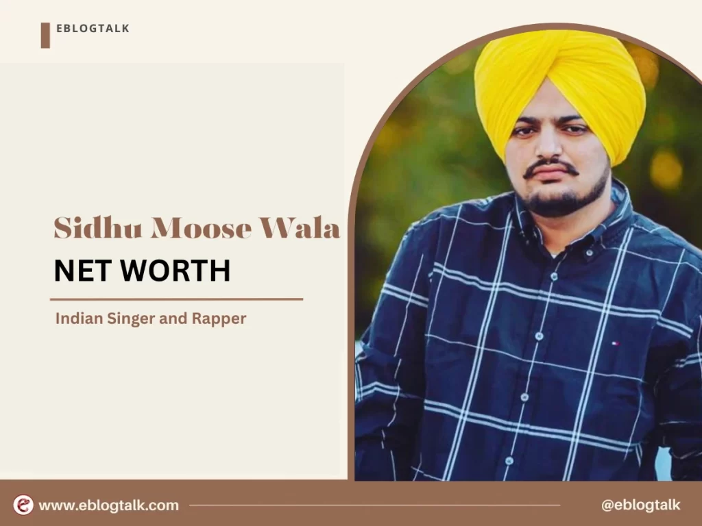 Sidhu Moose Wala Net Worth