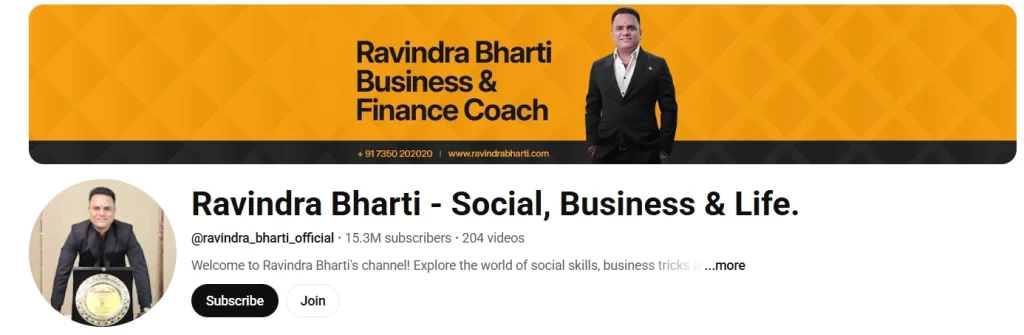 Success Secret Marathi - Ravindra Bharti youtube channel
