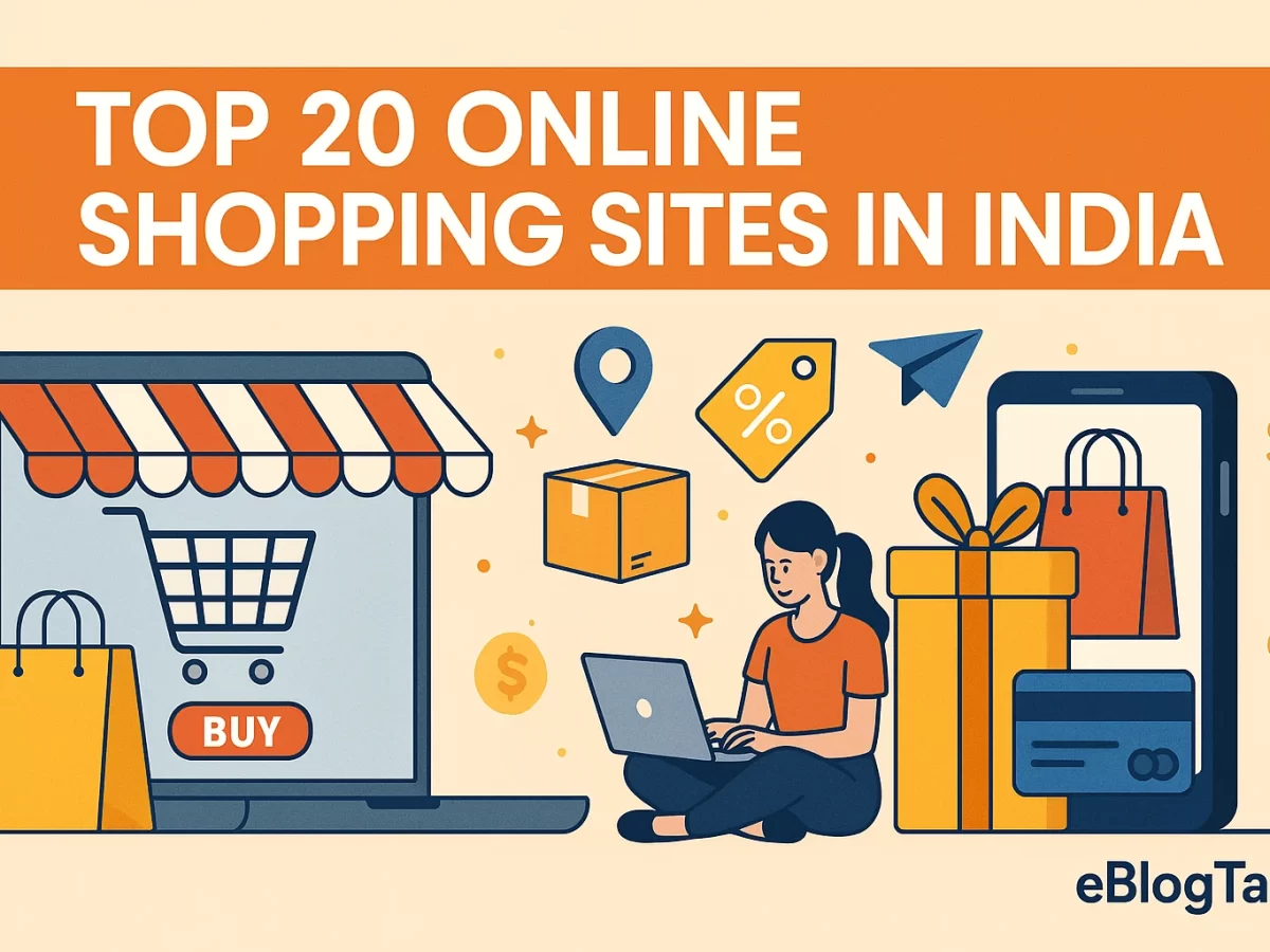 Top 20 Online Shopping Sites In India 2025: Amazon, Flipkart to Myntra