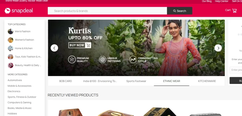 snapdeal online shopping website